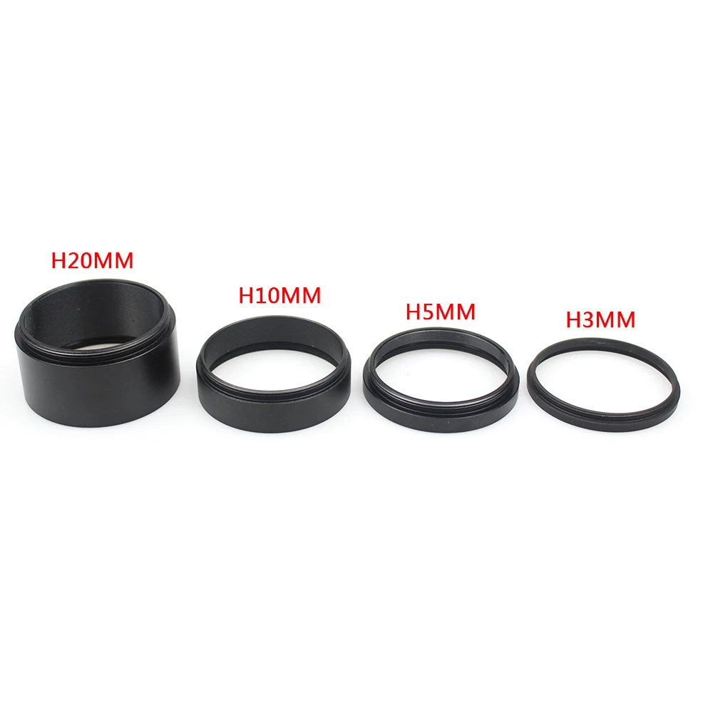 

Metal T2 Telescope Extension Tube Kit 3mm 5mm 10mm 20mm M42x0.75 Thread For Astronomical Telescope For Extend Focal Length Ring