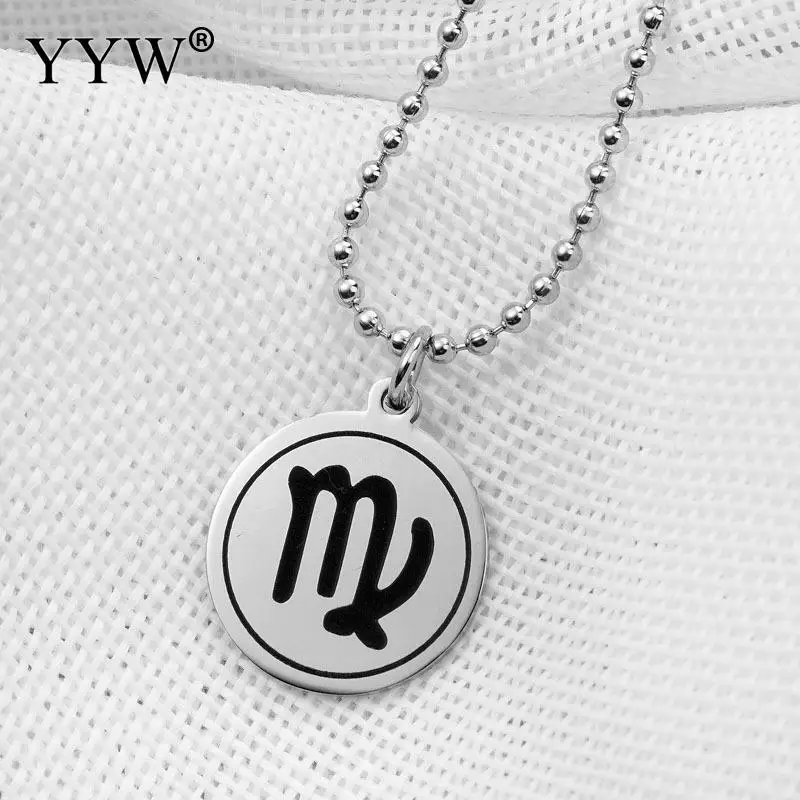 2 пряди Повседневный унисекс из нержавеющей стали свитер цепь ожерелье Созвездие