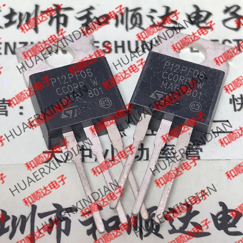 20 шт./лот новый оригинальный P12PF06 STP12PF06 TO-220 P-60 V-12A |