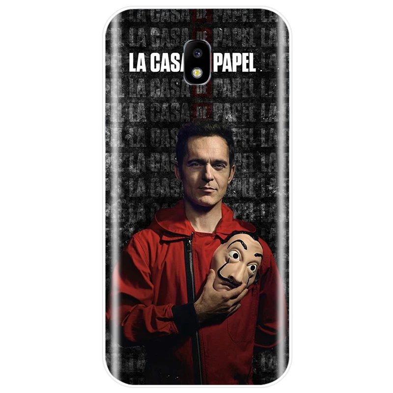 La casa de papel ТВ новоприбывшие крышка ТПУ чехол для телефона для samsung Galaxy J3 J4 J5 J6 J8 J5 J7 J5 J7