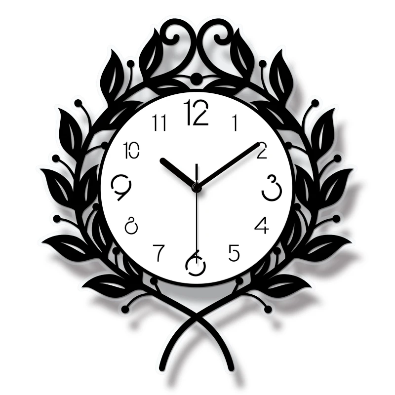 

Creative Mute Modern Design Large Wall Clock Silent Clocks for Home Kitchen Living Room Decor Battery Operated
