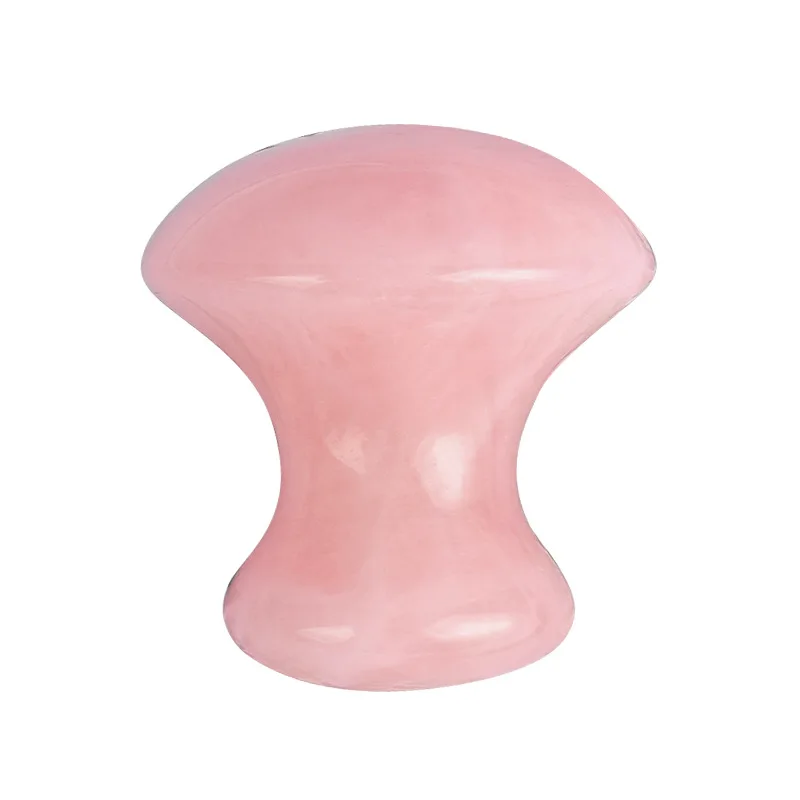 

Mushroom Massager Rose Quartz Neck Body Relax Massage Tools Crystal Cute Beauty Health Women Gifts Skin Care