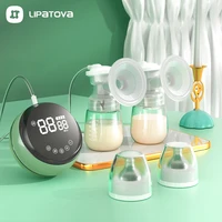 new electric breast pump protable dual breastfeed milk pump touch screen massage adjustable mode 12 speed silent lactation