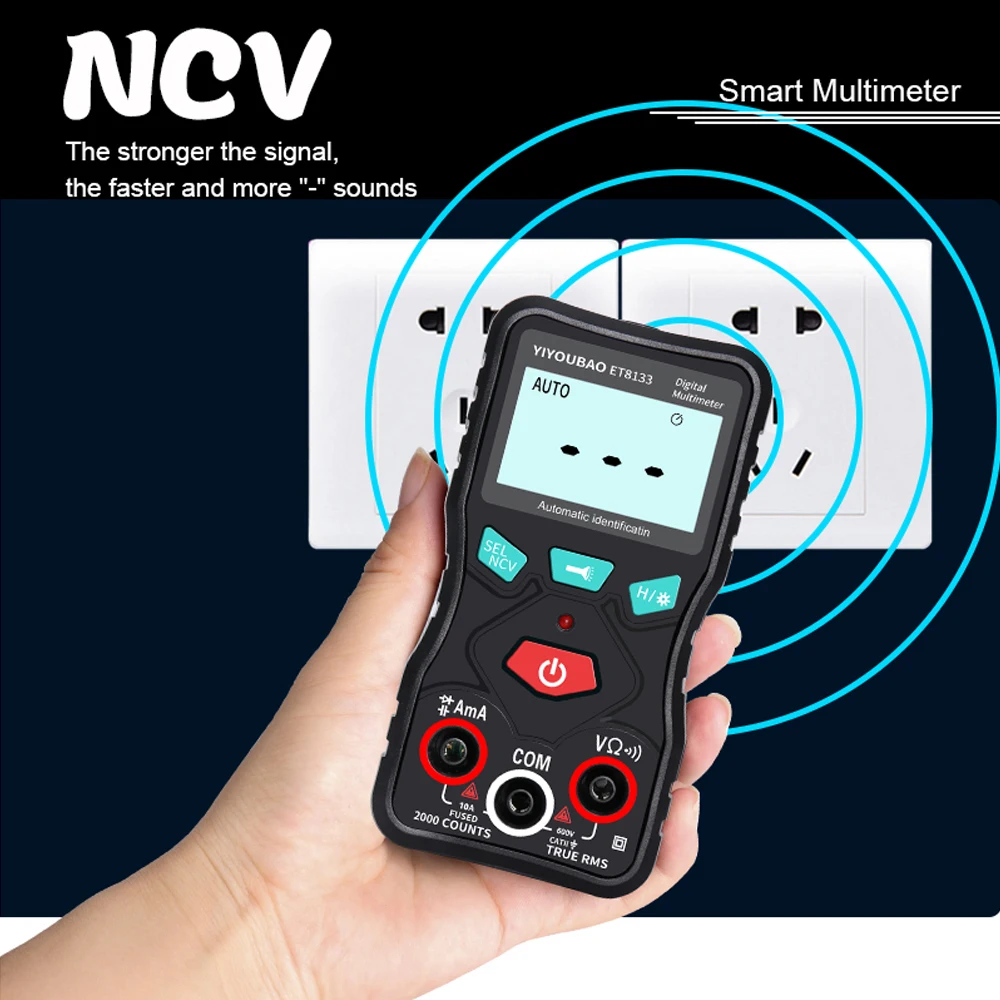 Цифровой мультиметр полностью Интеллектуальный автоматический фотоамперметр