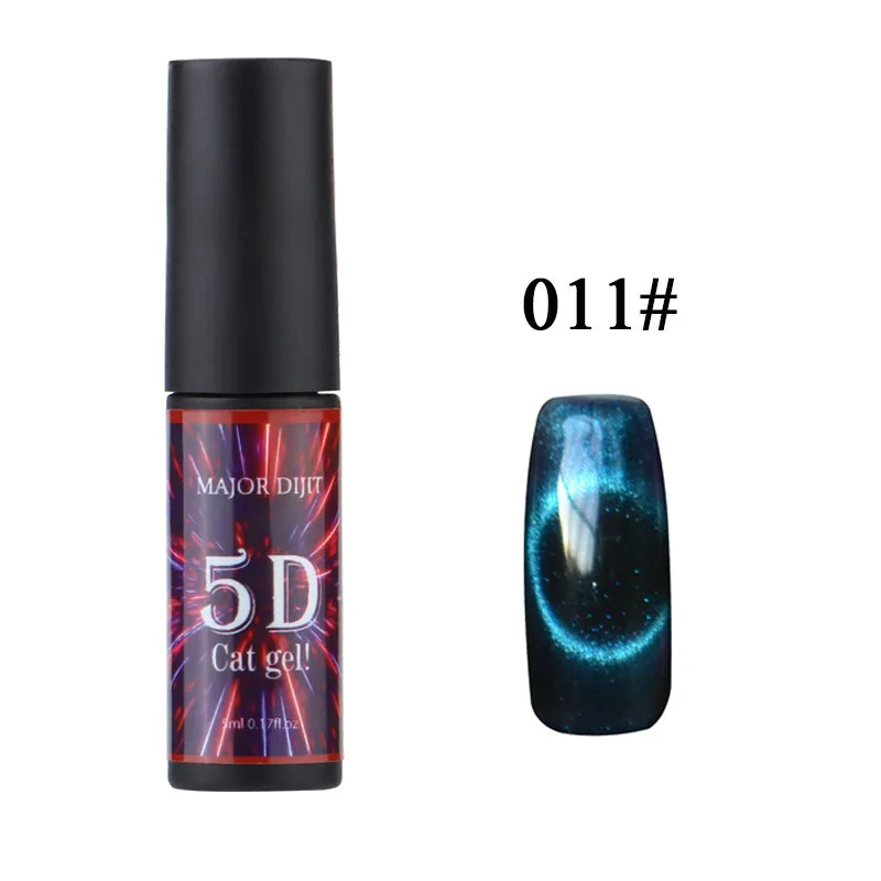 5D кошачий глаз Магнитный Гель-лак для ногтей 5 мл 12 цветов УФ-гель лаковый