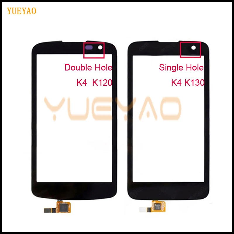 Сменный Экран 4 5 дюйма для LG K4 K120 K120E K121 K130 K130E сенсорный экран дигитайзер Датчик