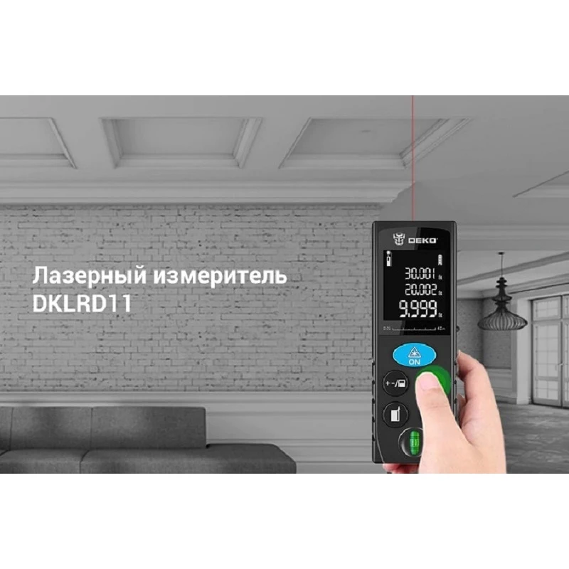 Лазерный дальномер DEKO LRD110-100m мини лазерный измеритель расстояния | Инструменты