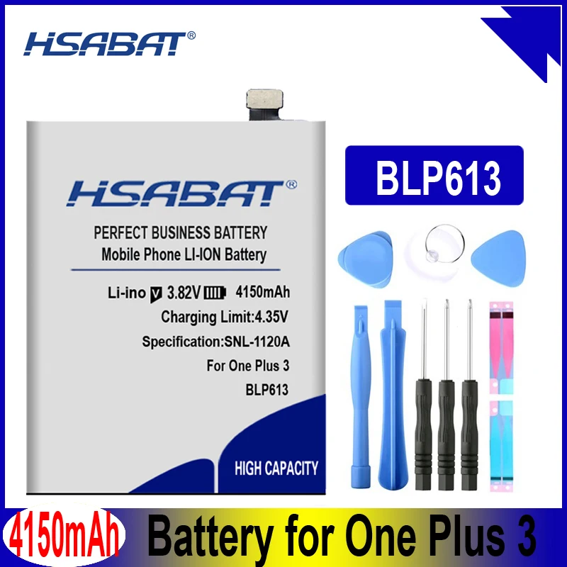 HSABAT BLP633 BLP637 BLP571 BLP597 BLP613 BLP607 BLP657 BLP685 Батарея для Oneplus 1+ 1+ для one Plus 2, 3, 5, 6, 6 S, T X 3T A3010