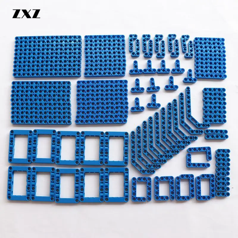 

Hot Sales Technical Parts Liftarm Beam 12 Sizes Mixed MOC Bricks Building Blocks DIY Toys for Kid Boys Technics Bulk Set 120pcs