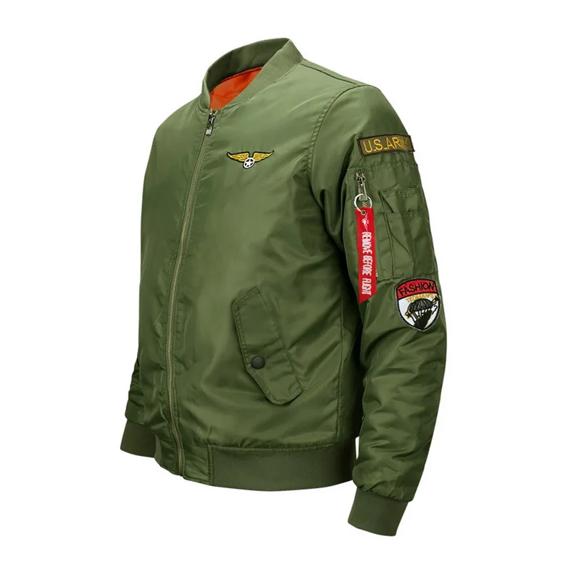 CYSINCOS новинка мужская куртка на молнии бейсбольная высокое качество толстая