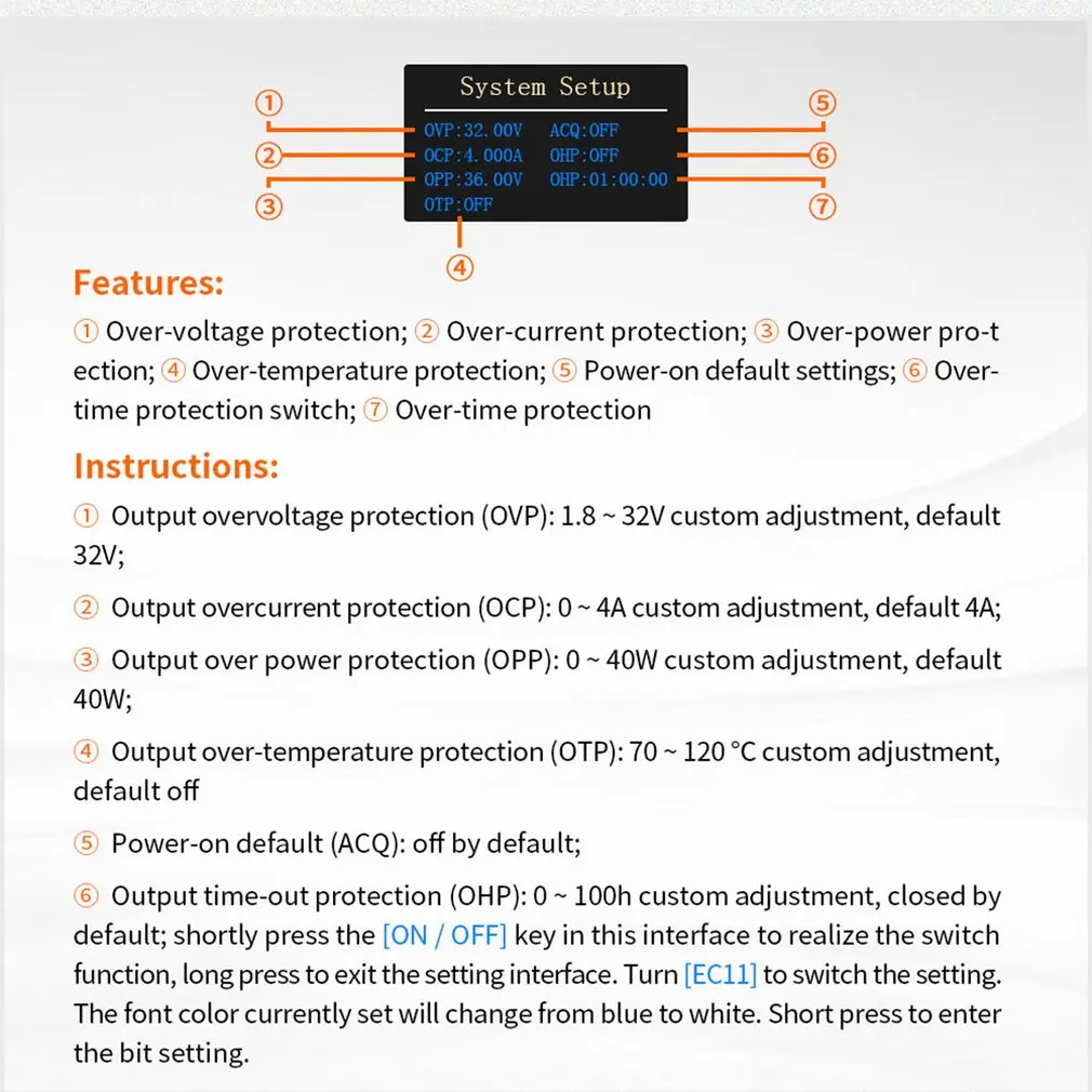 Регулируемый Модуль питания 4A преобразователь напряжения и тока
