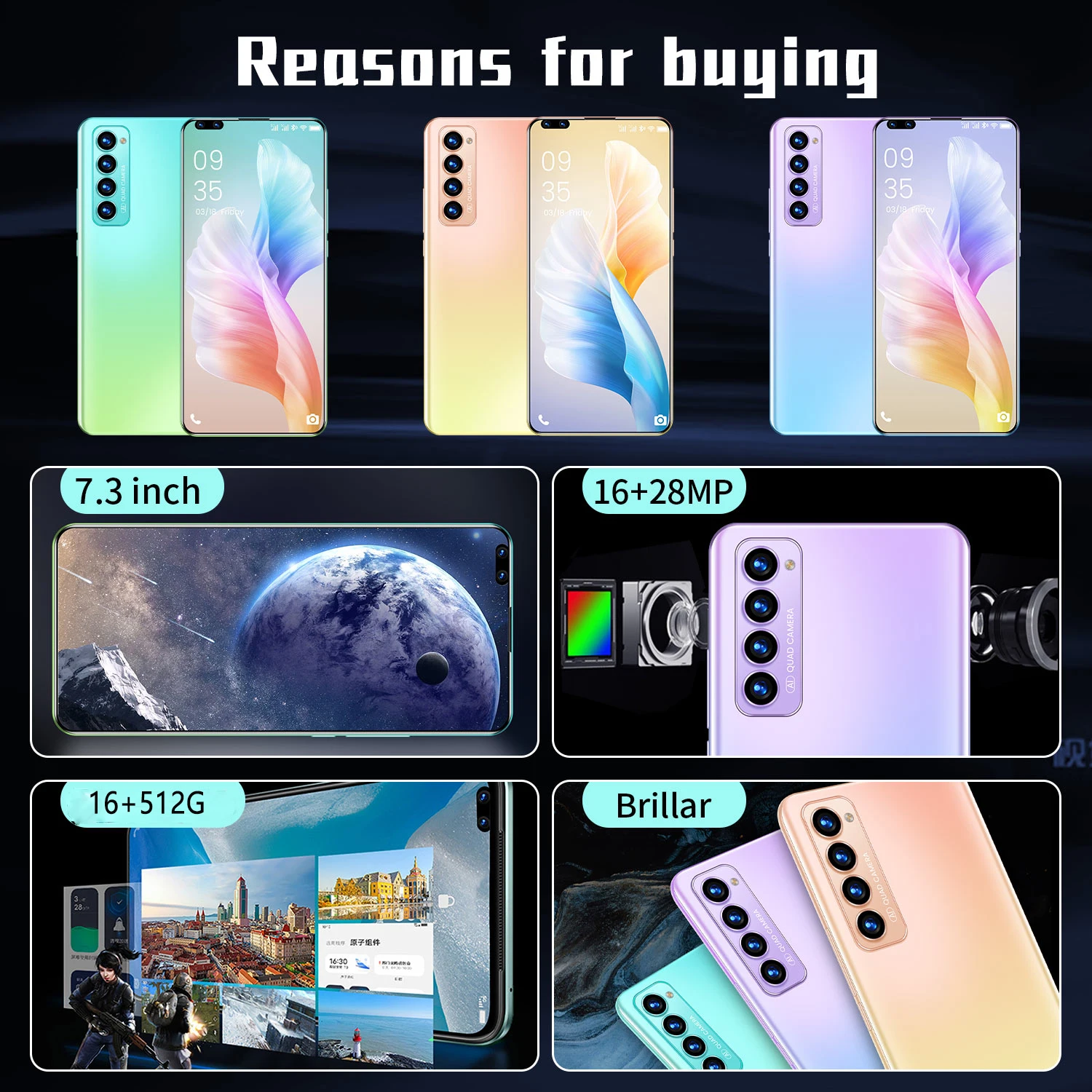 

X2 PRO, , Android 2021, 10,0 , Full HD, 7,3 , 512