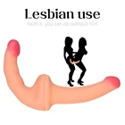 Силиконовый фаллоимитатор с двумя головками секс-игрушка для лесбиянок, стимулятор влагалища, массажер для клитора, Анальная пробка, товары для взрослых, секс-игрушка для женщин