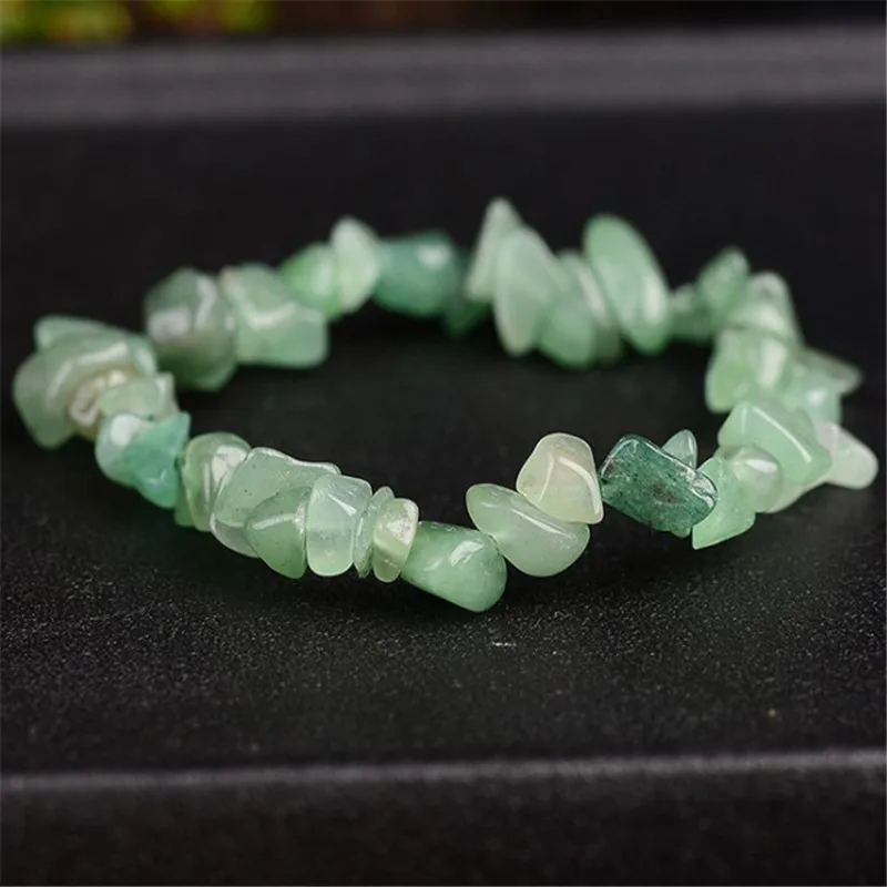 Мужские и женские браслеты с кристаллами из гравия Reiki 7 чакр|Плетеные браслеты| |