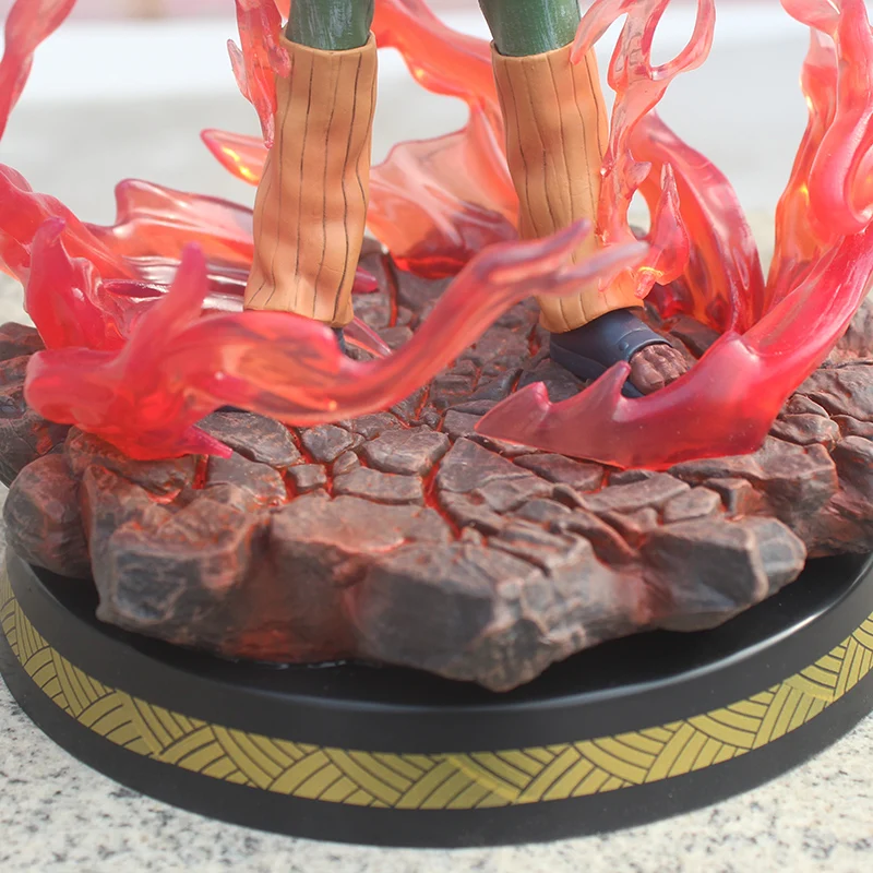 

Anime Action Figure PVC GK Anime Figure Might Guy Konoha no Kedakaki Aoi Moju Collectible Model Toys 30cm