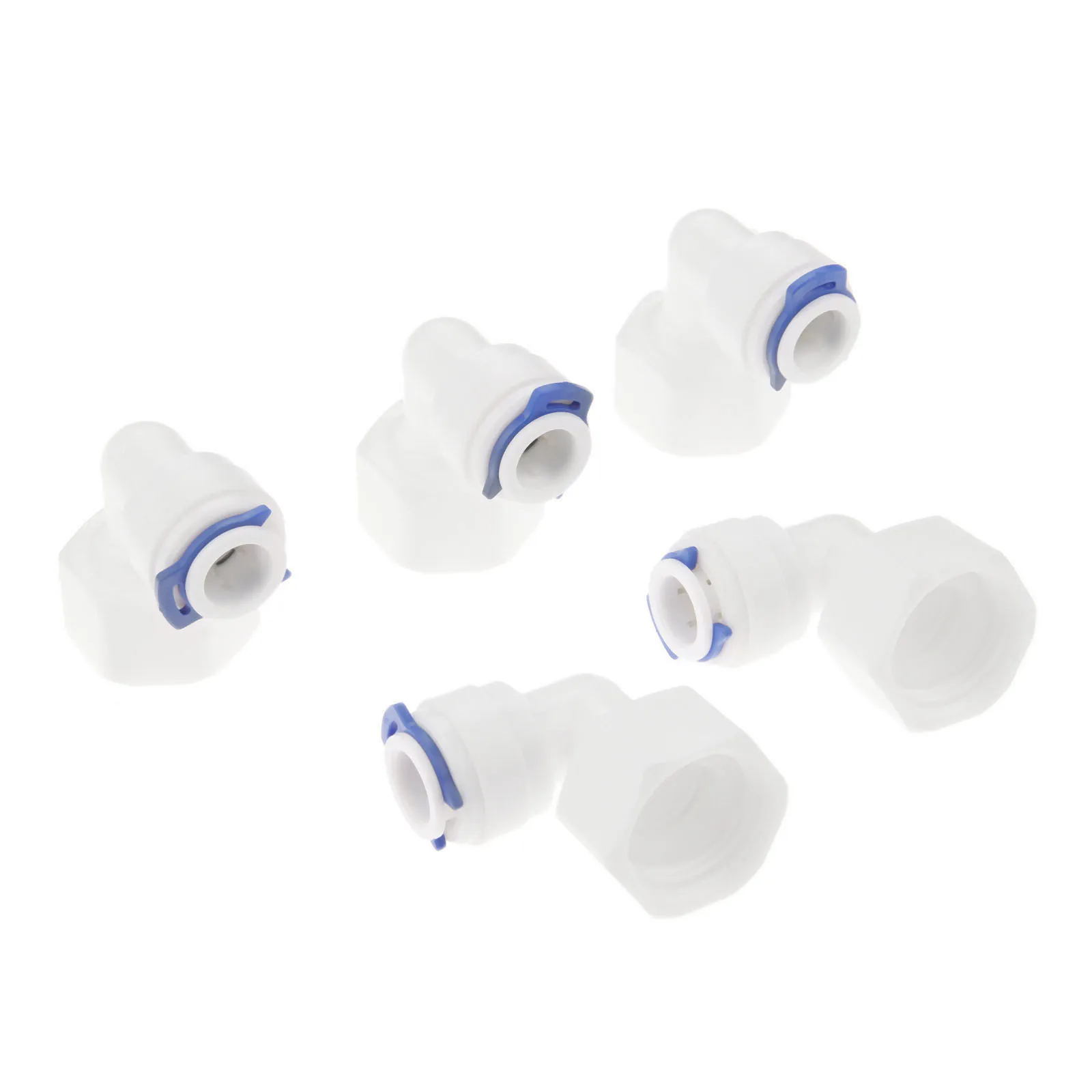 Новый 5 шт. RO водопроводный фитинг колено 3/8 &quotOD шланг 1/2" BSP Женская Резьбовая