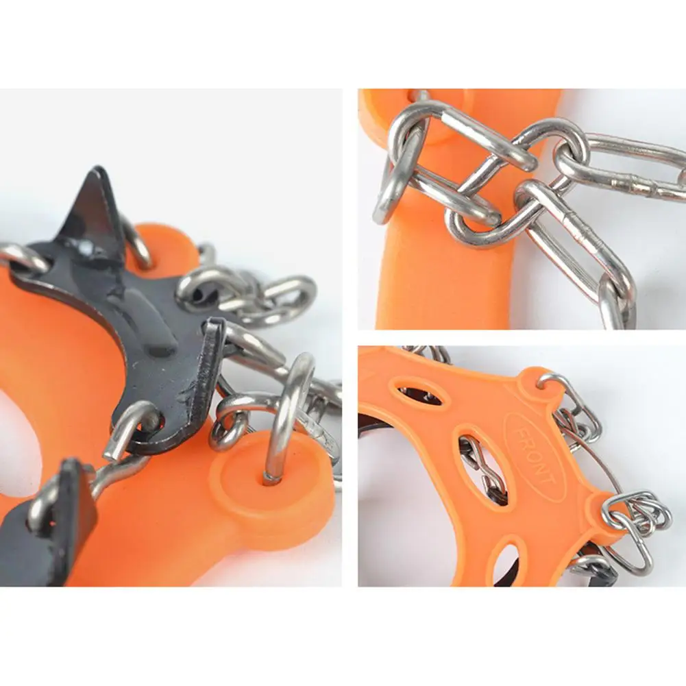 Универсальный силиконовый лед без скольжения шипы для снежной обуви ручки