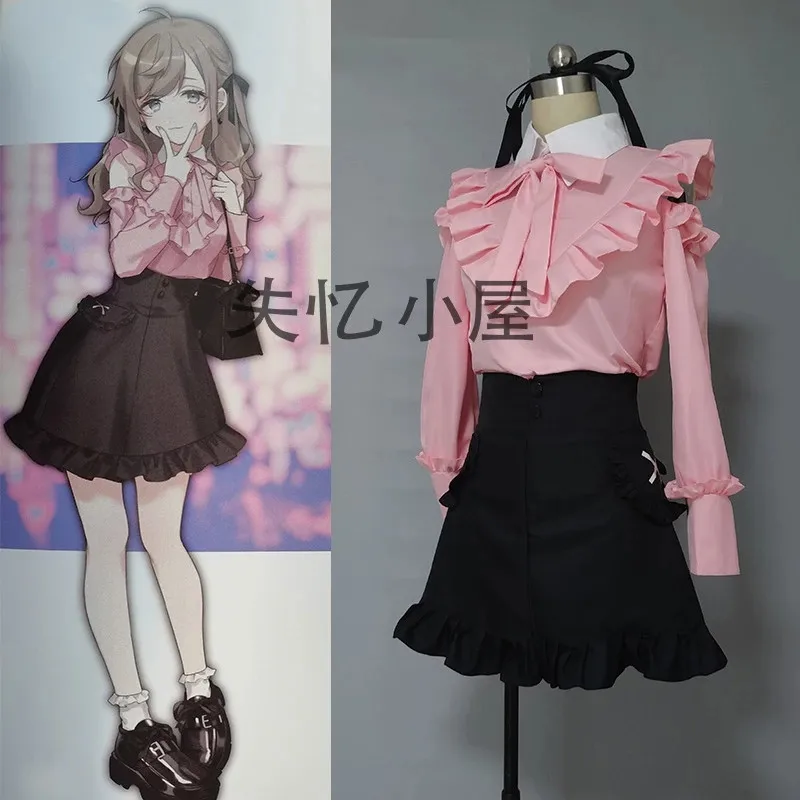 

COSLEE [на заказ] VTuber Hololive Kanae сексуальное поворотное длинное платье косплей костюм на Хэллоуин женский новый