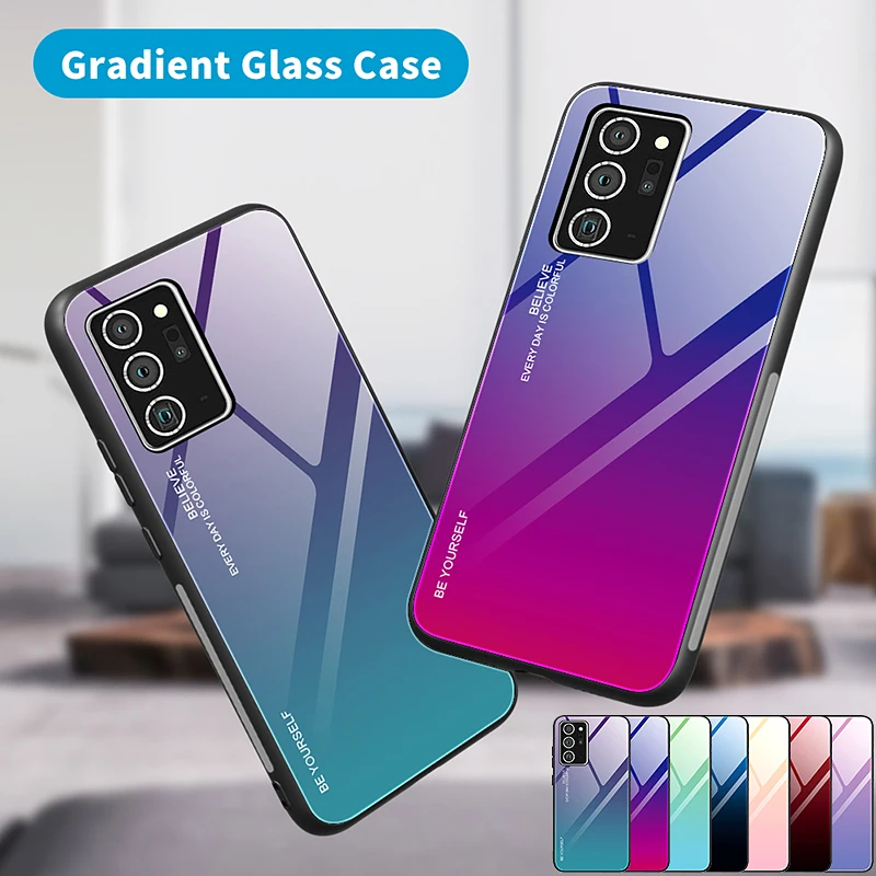 

Gradient Tempered Glass Phone Case For iPhone13ProMax 13Pro 13 12 ProMax 12Pro 12 12mini SE2020 11ProMax 11Pro 11 XR XSMax X/XS