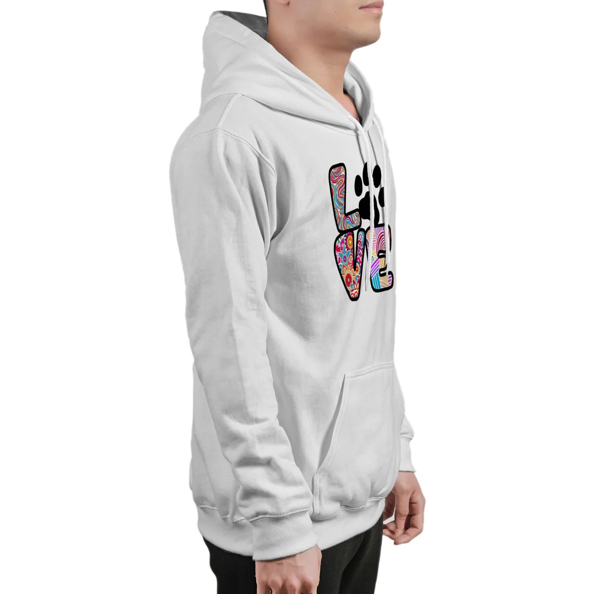 

Men's Hoodie Dog Lover funnyPrint Funny Streetwear Top quality Hip-Hop Men Clothing 37306