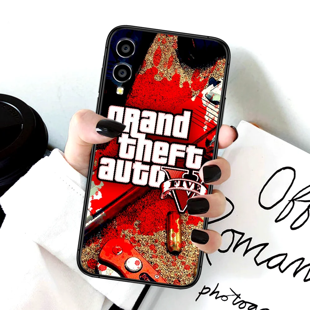 

Gta 5 Grand Theft Auto Phone Case For Huawei Honor 6A 7A 7C 8 8A 8X 9 9X 10 10i 20 Lite Pro Play black Prime Soft Shell Fashion