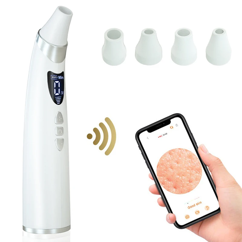 

Hot Electric Visual Blackhead Suction Instrument Household Cleansing Pore Cleaner For Skin Equipment t6