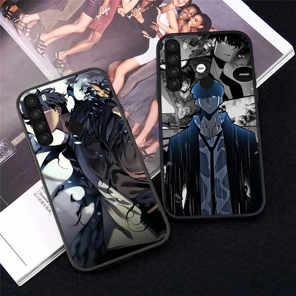 

Solo Leveling Phone Case For Xiaomi Redmi Note 8T 9T 9S 10T 10S 7 8 2021 Pro 10X 7A Soft TPU Cases Funda Hot Anime Korea Manga