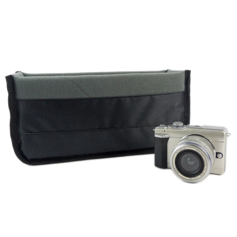 Shockproof Dslr Slr Camera Insert Organizer Case Partition Divider Protection Case(Black+Grey) | Электроника