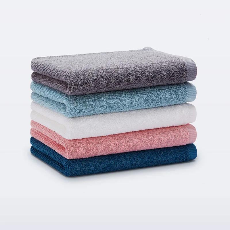 1pieces random color XIAOMI Mijia Полотенца хлопок с высоким уровнем водопоглощения Ванна мягкие и удобные пляжные полотенца для лица и рук 32X70 см - Цвет: 1pieces random color
