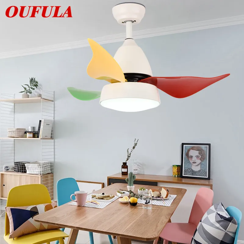 

Hongcui Modern Ceiling Fans Lamps With Remote Control Fan Lighting For Home Dining room Bedroom Restaurant