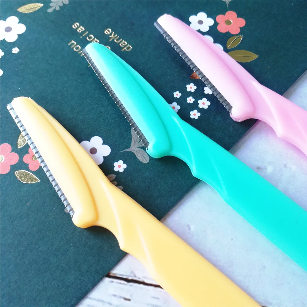 3 шт./компл. Женская бритва для бровей средство удаления волос на лице триммер нож