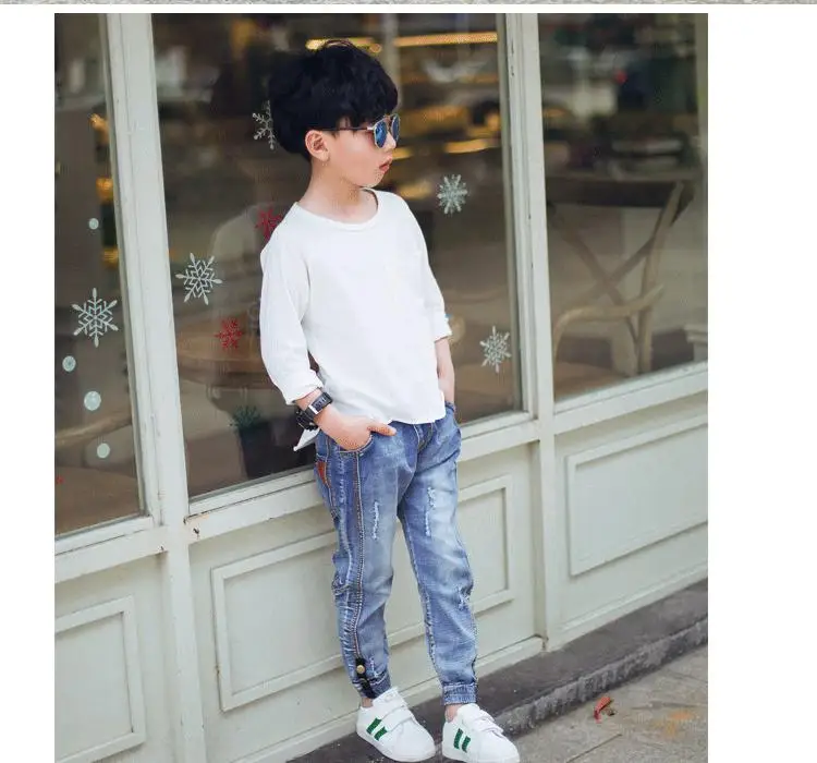 Джинсы для мальчиков подростков на Возраст 4 13 лет|Джинсы| |