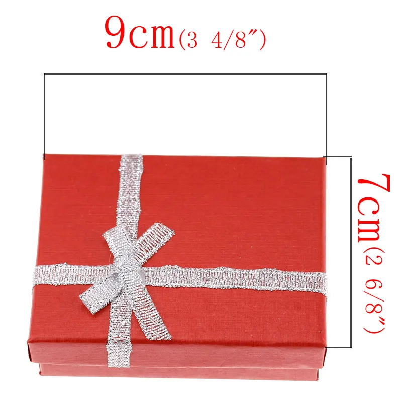 Новинка Cysincos 10 шт. разноцветные подарочные коробки для ювелирных изделий