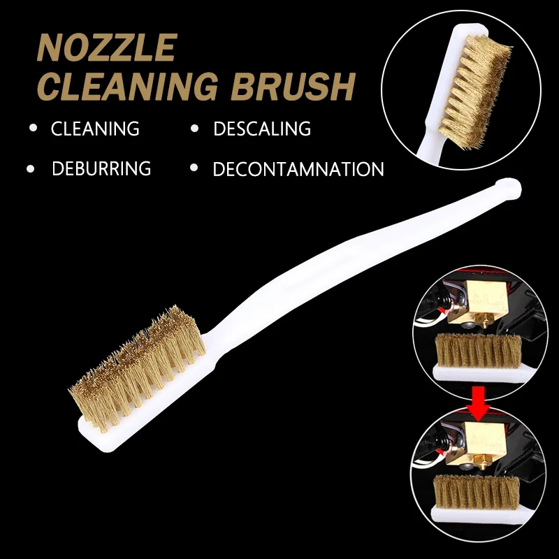 3DSWAY 3D-принтеры Запчасти насадка для чистки Медь щетка провода Зубная щётка Ручка