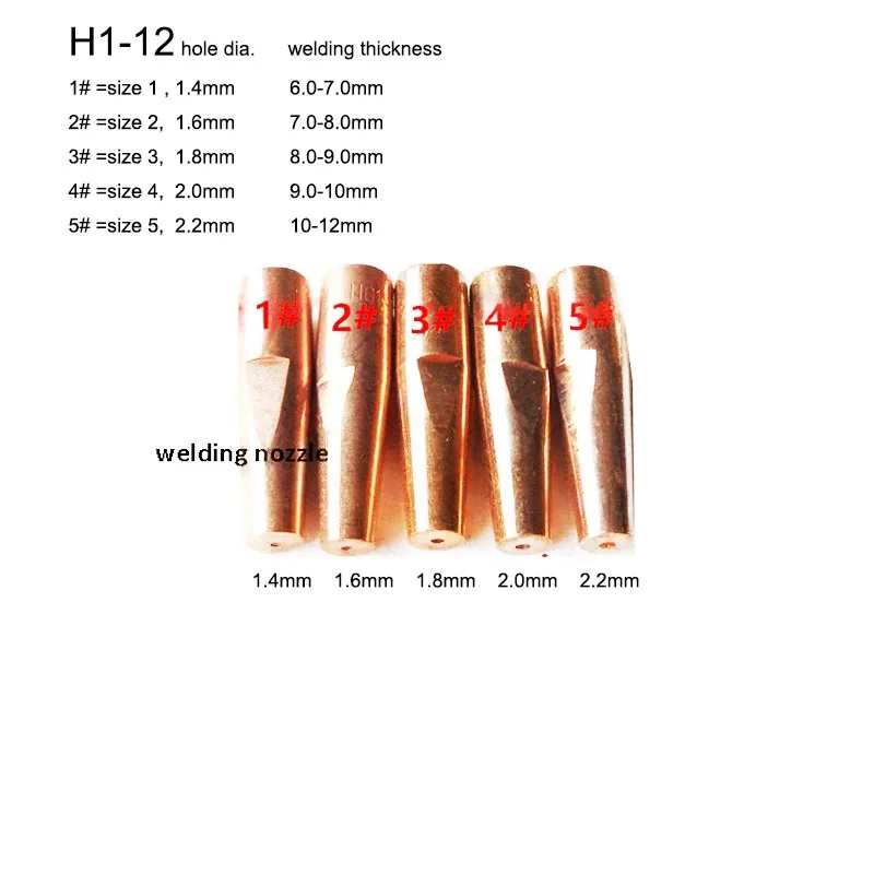 H01-12 сварочная насадка для оксиацетилена сварочные наконечники 1 #2 #3 #4 #5 #