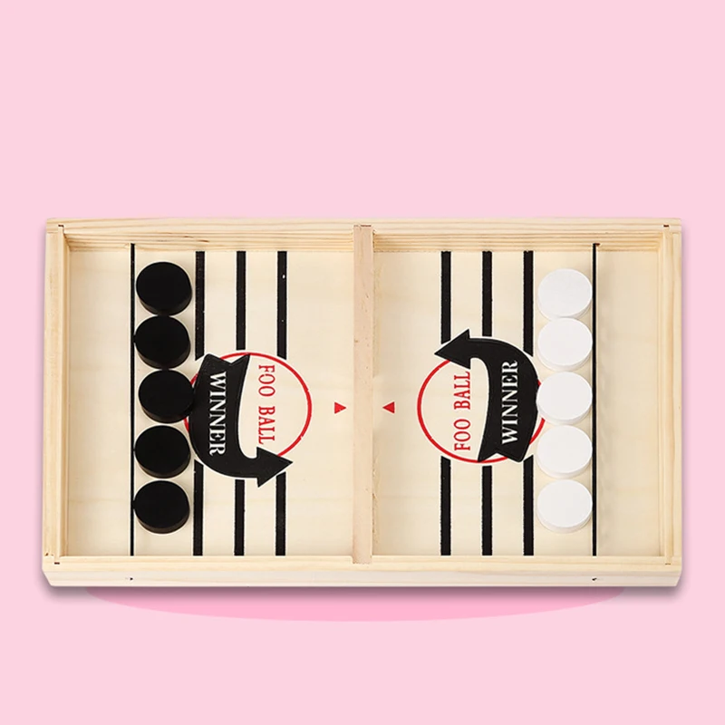 

Wooden Tabletops Ice Hockey Game Parent-Child Interactives Toys Fast-Paced And Fun Board Game FEA889