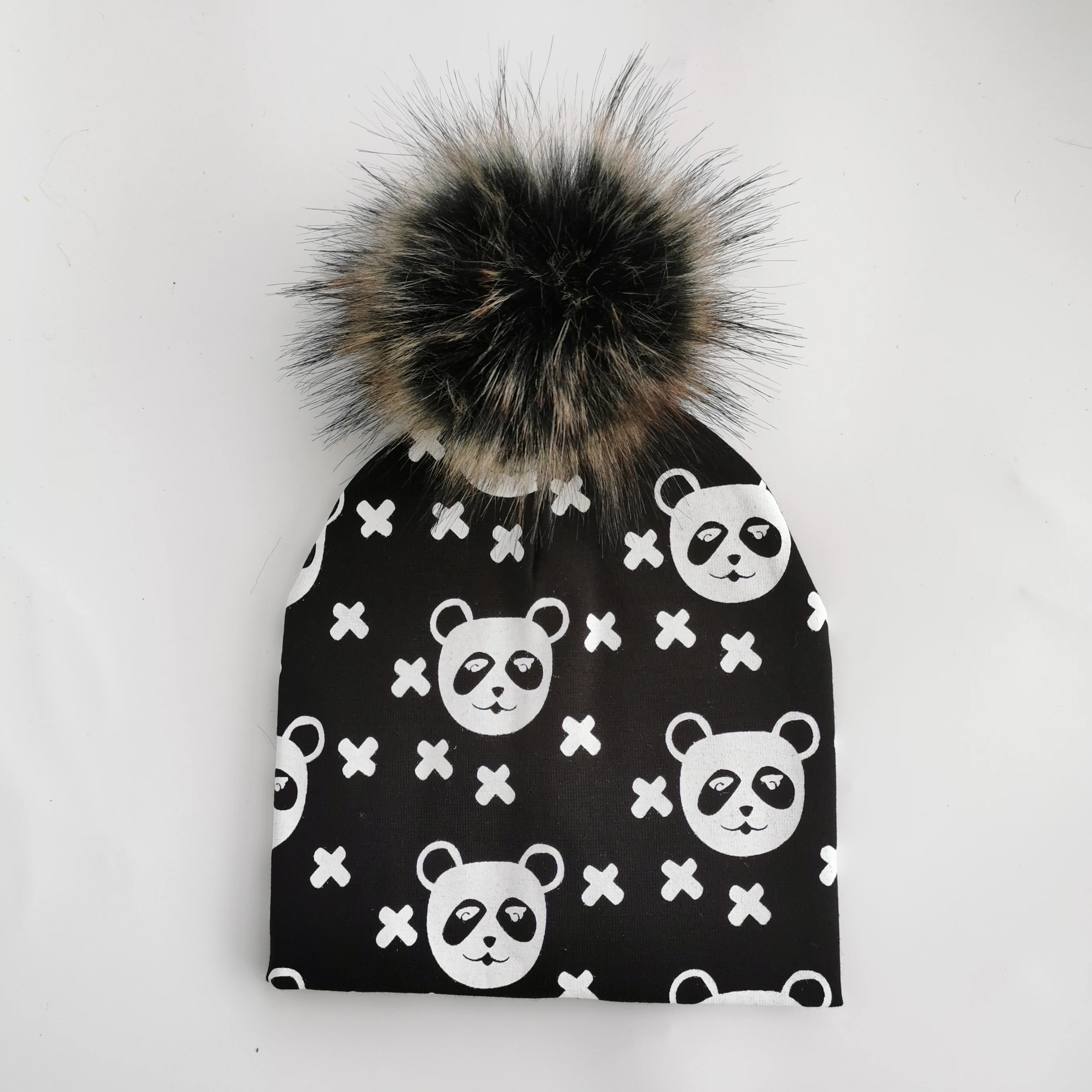 Модная шапка с помпоном для новорожденных маленьких девочек шапки младенцев