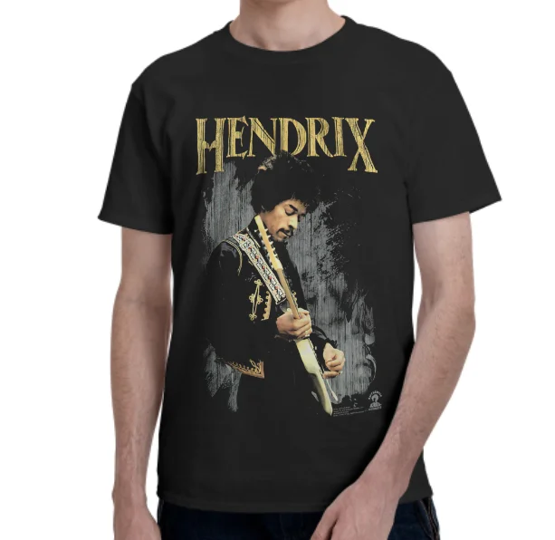 

Jimi Hendrix - Mens Flag Hendrix T-Shirt