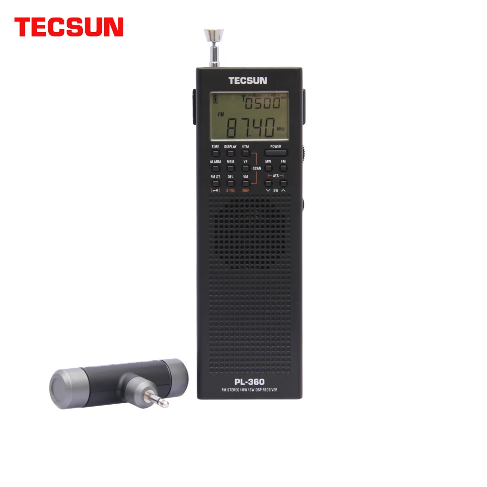 Tecsun PL-360 Полнодиапазонный FM/MW/SW цифровая Демодуляция Карманный стерео портативный полупроводниковый зарядный радиоприемник для пожилых людей