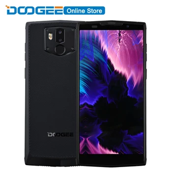 DOOGEE BL9000 Android 8,1 4G мобильный телефон 5,9" MTK6763 6 ГБ+ 64 ГБ 9000 мАч 12+ 8 Мп, отпечаток пальца, мгновенная Зарядное устройство ОТА OTG мобильного телефона смартфона
