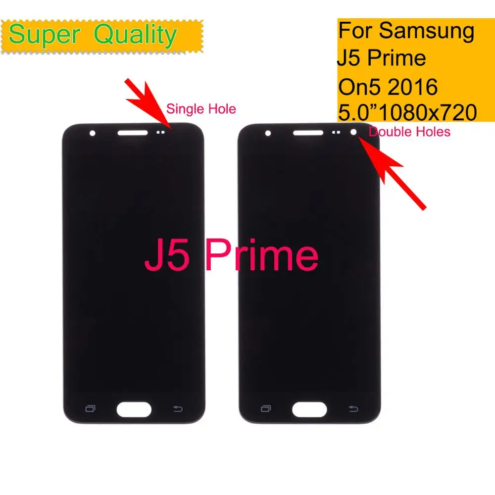10 шт./лот для Samsung Galaxy J5 Prime LCD G570 G570F On5 2016 G5700 ЖК дисплей сенсорный экран дигитайзер