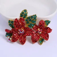 beadsland alloy inlaid rhinestone brooch fashionable high end clothing accessories pin woman gift mm 584