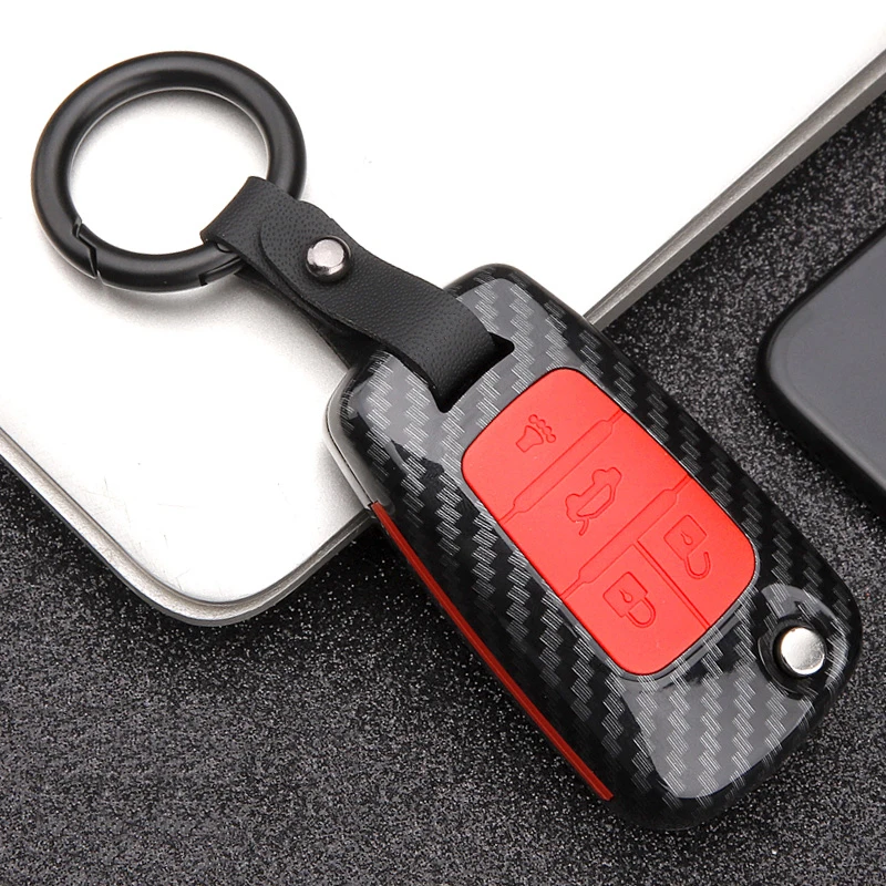 

Carbon Fiber ABS Silica Gel Car Key Case Full Cover For Buick Chevrolet Cruze Opel Vauxhall Mokka Encore Insignia Accessories