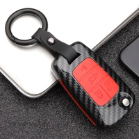 carbon fiber abs silica gel car key case full cover for buick chevrolet cruze opel vauxhall mokka encore insignia accessories