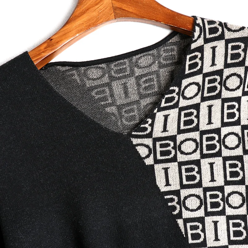 Женское винтажное платье с буквенным принтом в стиле пэчворк трикотажное