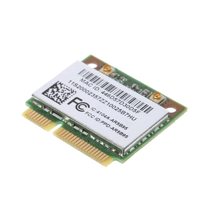 

AR9285 AR5B95 Wireless 802.11b/g/n Half Mini PCI-Express WiFi Card for lenovo X6HA