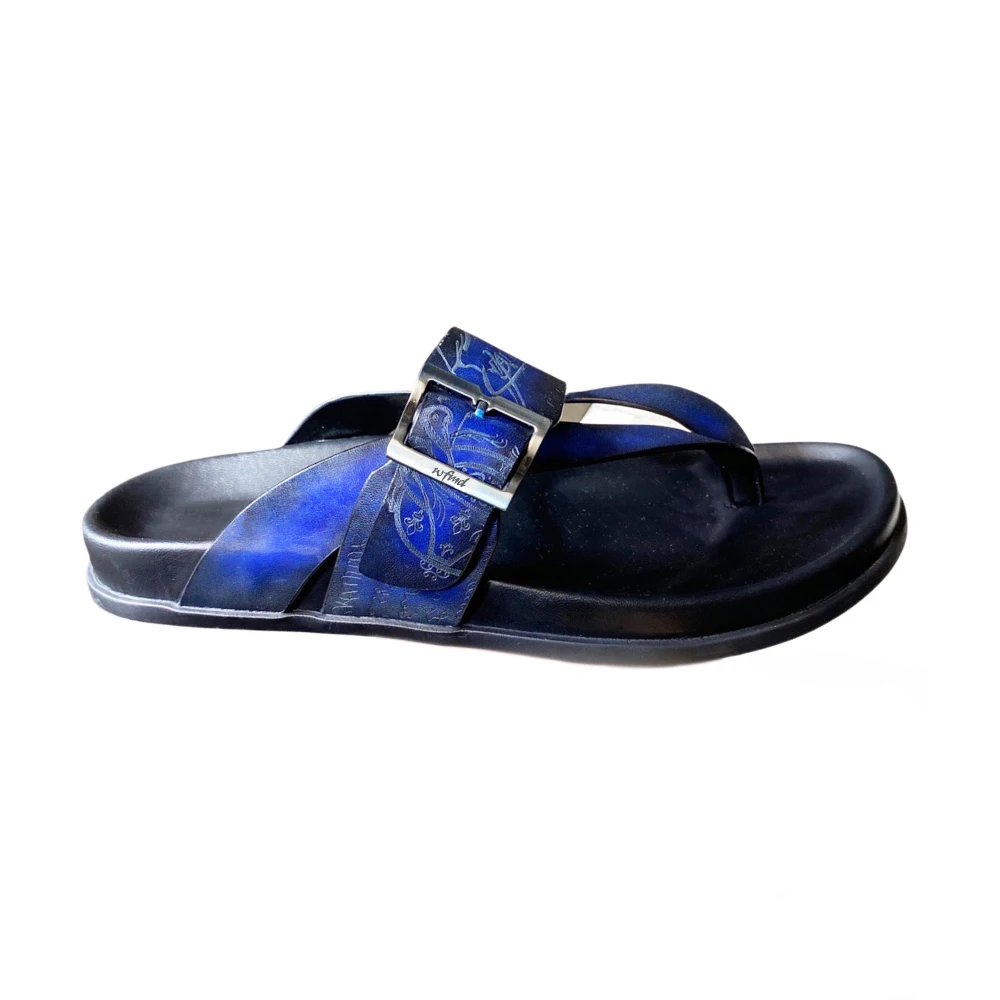 

WFMD 21ss Men B-Egio Scritto Leather Sandals Slippers #wfmd259
