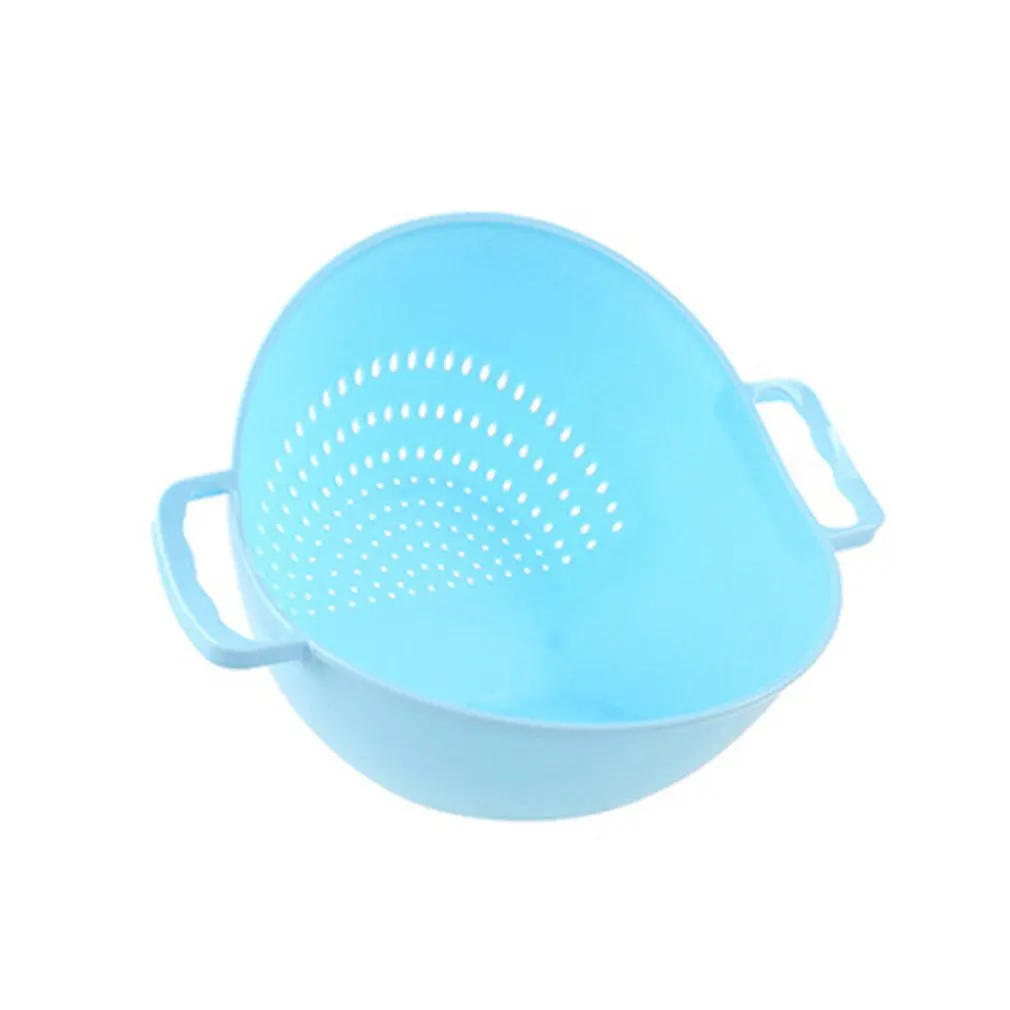 Wonderful Double Handle Rice Washing Machine Basket Kitchen Wash Sieve Strainer Tool Helper | Дом и сад