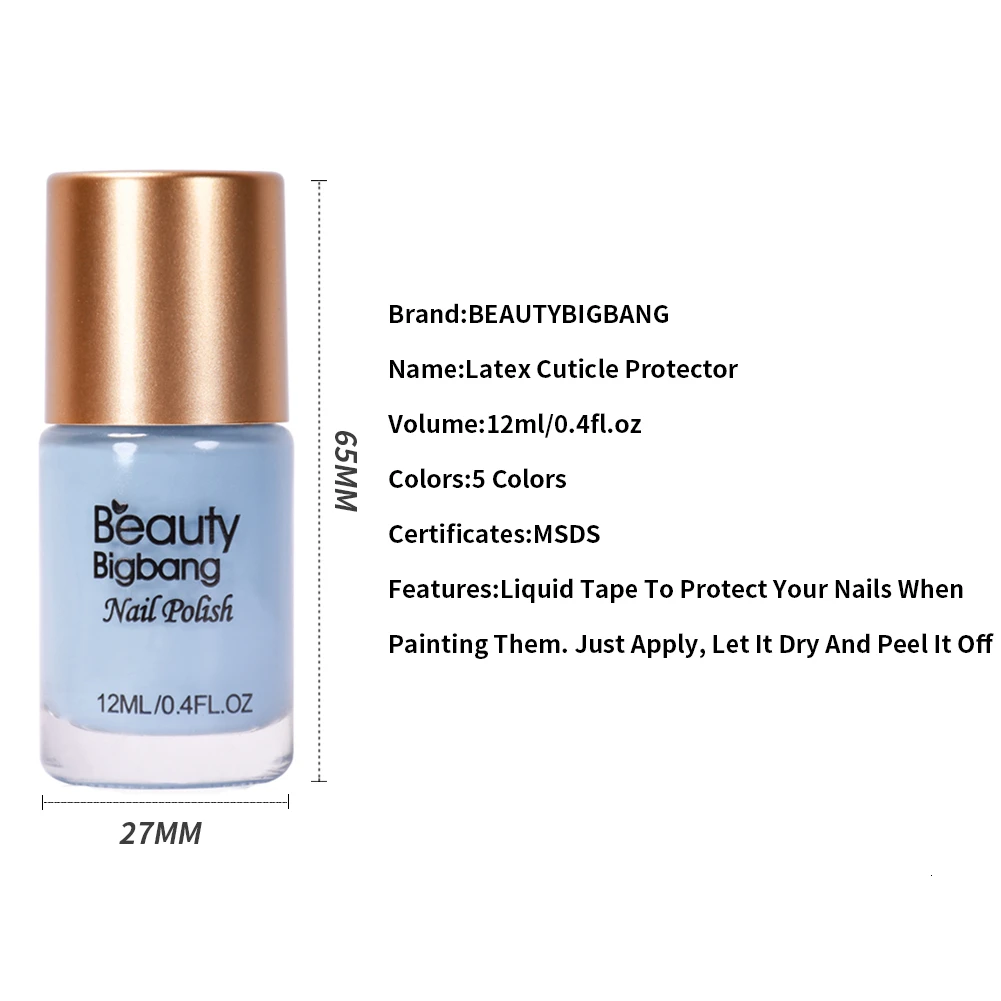 BEAUTYBIGBANG 12 мл отшелушивающая жидкая лента белый Увлажняющий анти переливной клей