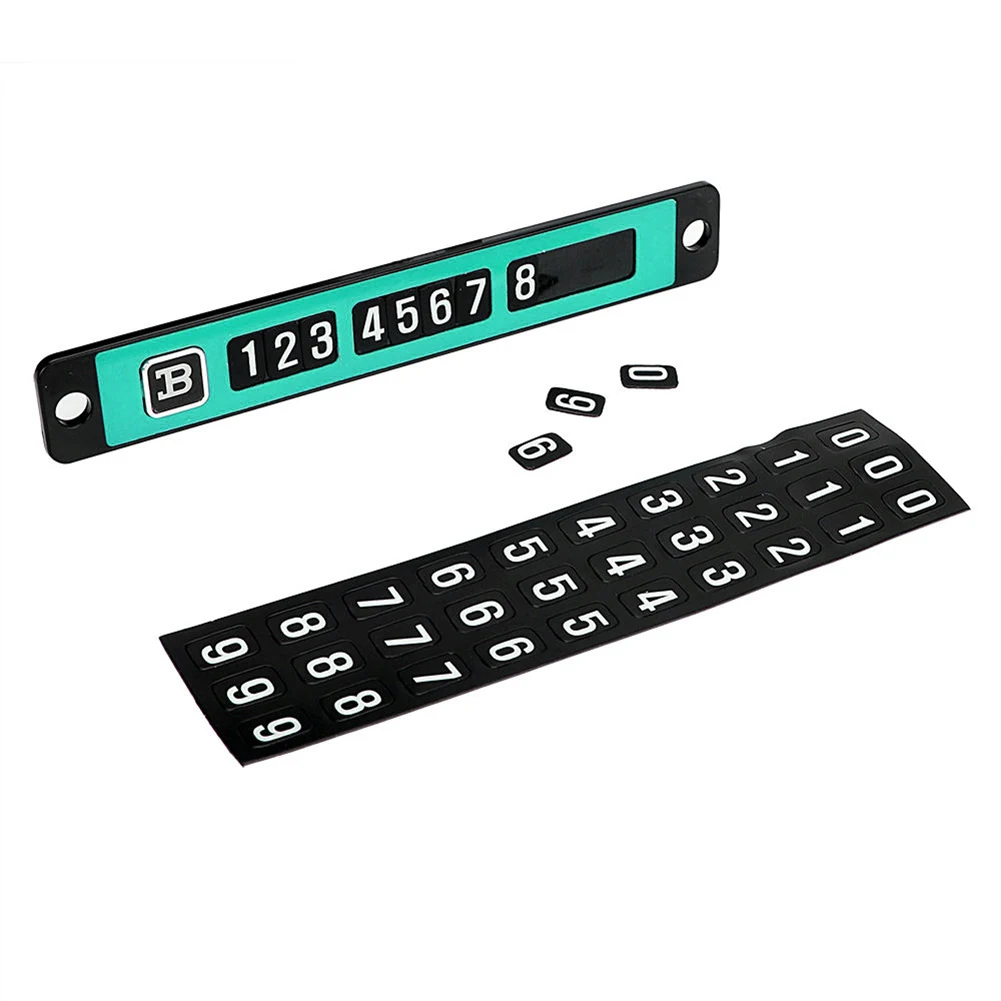 Hot selling Cool Parking Card Magnetic Phone Number Plate Sucker Temporary Car Sticker New Accessories with | Автомобили и